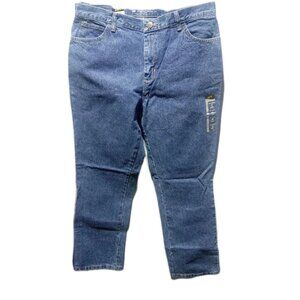 LEE Women's Relaxed Fit 100% Cotton Straight Leg Livia Blue Jeans size 12 SHORT